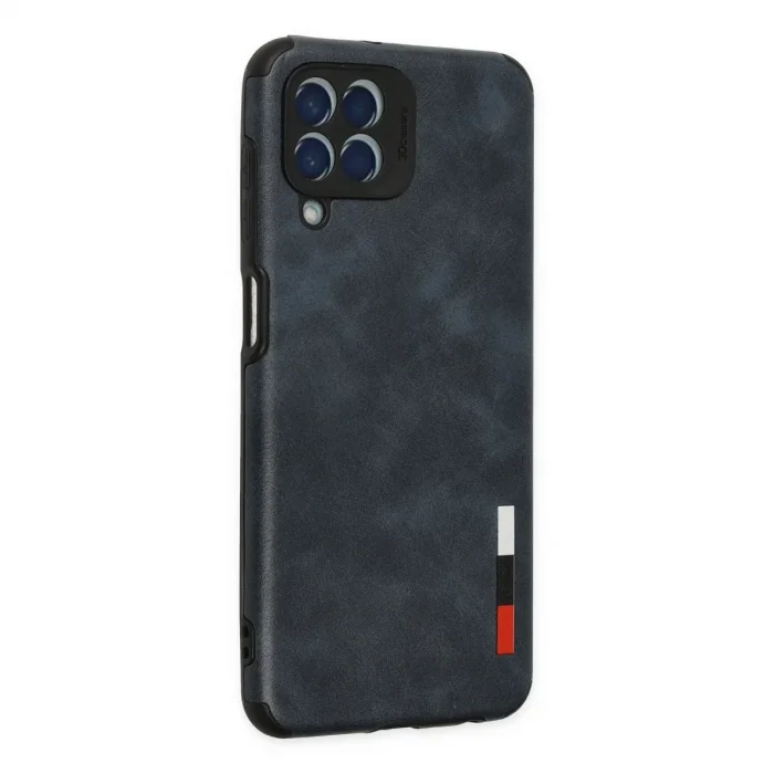 Samsung Galaxy M33 Kılıf Loop Deri Silikon - Lacivert