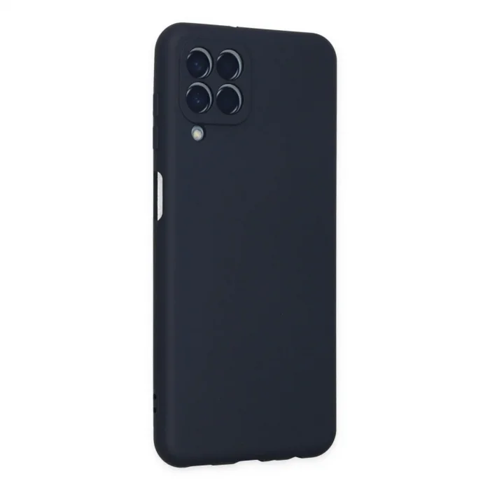 Samsung Galaxy M33 Kılıf Nano İçi Kadife Silikon - Lacivert