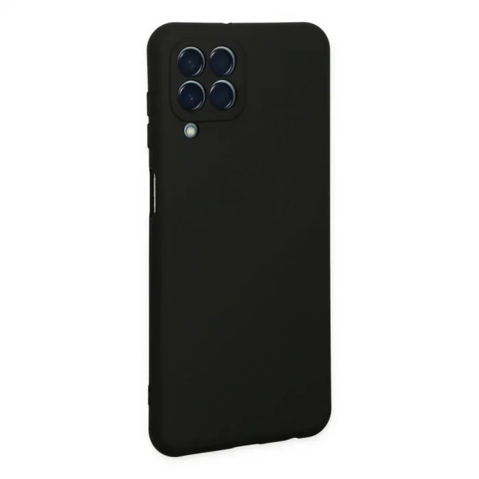Samsung Galaxy M33 Kılıf Nano İçi Kadife Silikon - Siyah