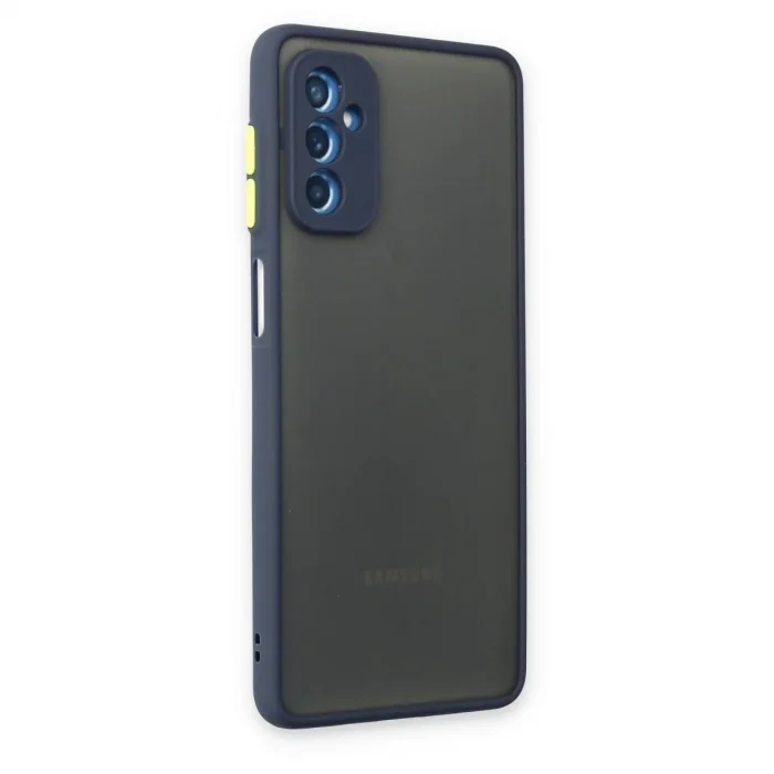 Samsung Galaxy M52 5g Kılıf Montreal Silikon Kapak - Lacivert