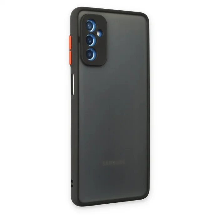 Samsung Galaxy M52 5g Kılıf Montreal Silikon Kapak - Siyah