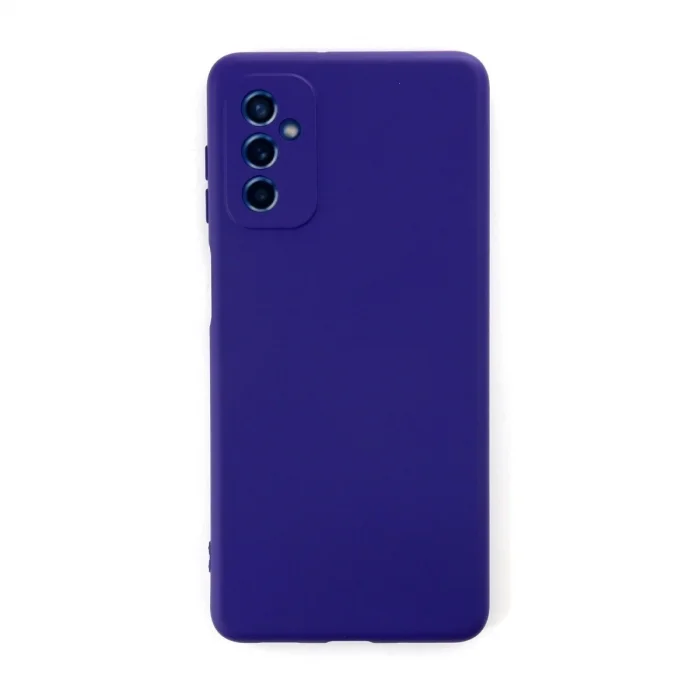 Samsung Galaxy M52 5g Kılıf Nano İçi Kadife Silikon - Mor