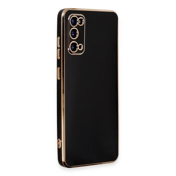 Samsung Galaxy S20 Kılıf Volet Silikon - Siyah