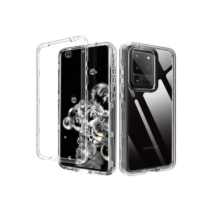 Samsung Galaxy S20 Plus Kılıf Lüx Şeffaf Silikon