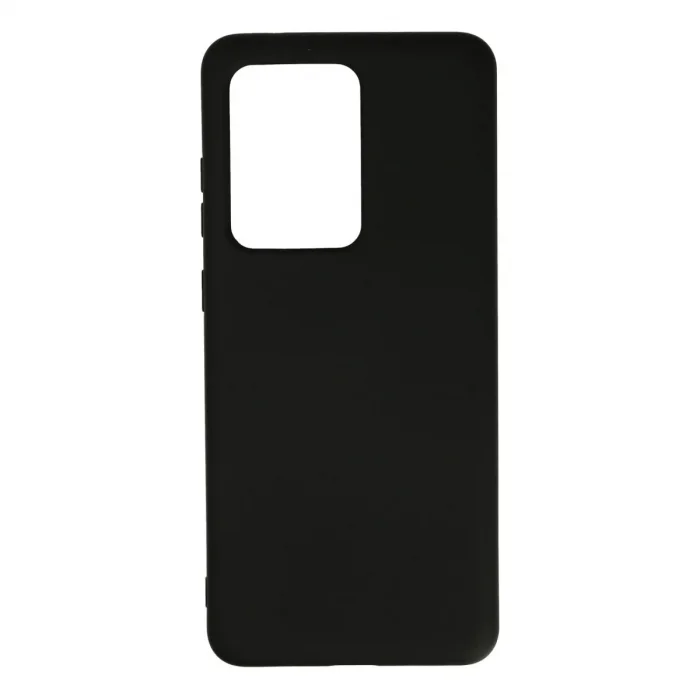 Samsung Galaxy S20 Ultra Kılıf Nano İçi Kadife Silikon - Siyah