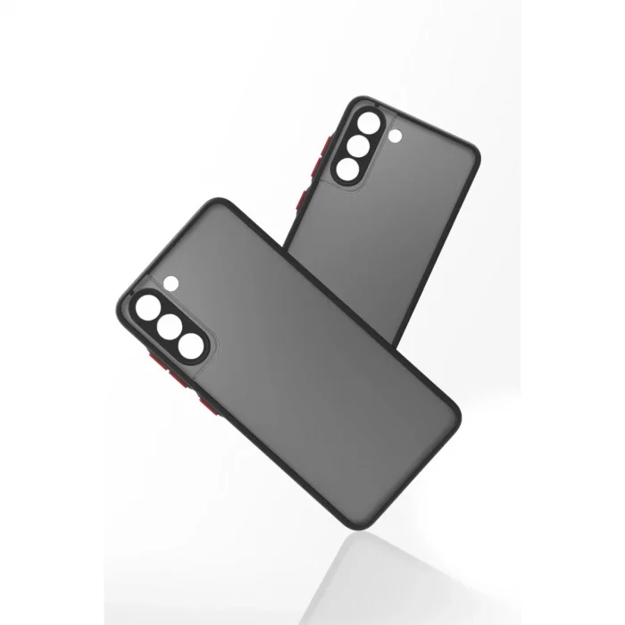 Samsung Galaxy S21 Fe Kılıf Montreal Silikon Kapak - Siyah