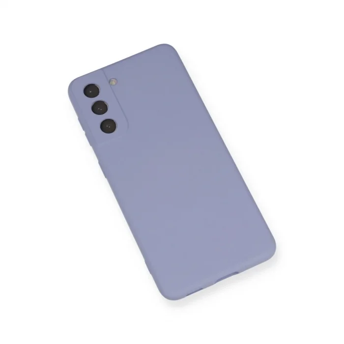 Samsung Galaxy S21 Kılıf Nano İçi Kadife Silikon - Lila