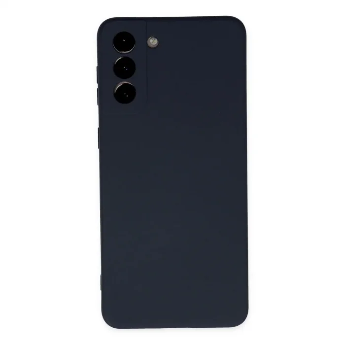 Samsung Galaxy S21 Plus Kılıf Nano İçi Kadife Silikon - Lacivert