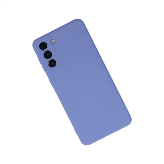 Samsung Galaxy S21 Plus Kılıf Nano İçi Kadife Silikon - Lila