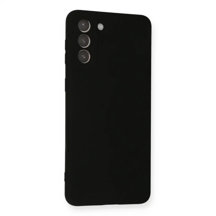 Samsung Galaxy S21 Plus Kılıf Nano İçi Kadife Silikon - Siyah
