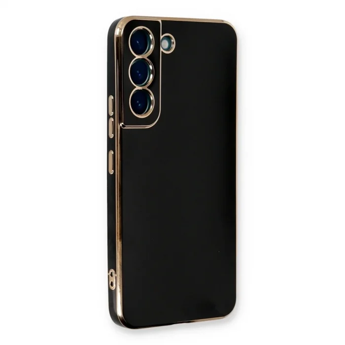 Samsung Galaxy S22 Plus Kılıf Volet Silikon - Siyah