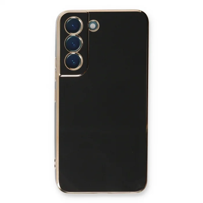 Samsung Galaxy S22 Plus Kılıf Volet Silikon - Siyah