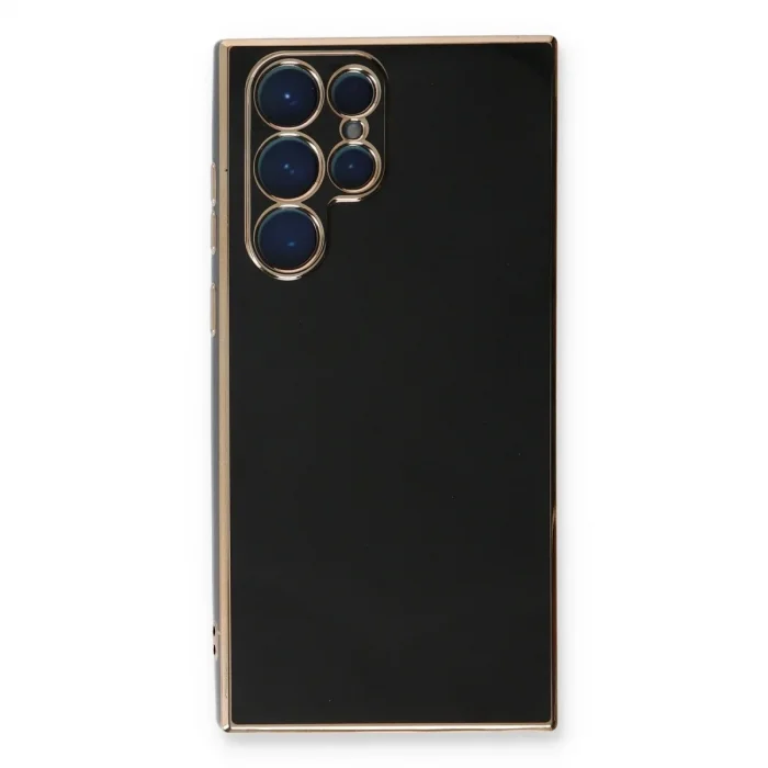 Samsung Galaxy S22 Ultra Kılıf Volet Silikon - Siyah