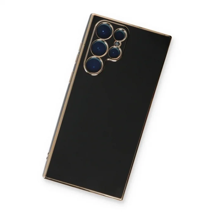 Samsung Galaxy S22 Ultra Kılıf Volet Silikon - Siyah