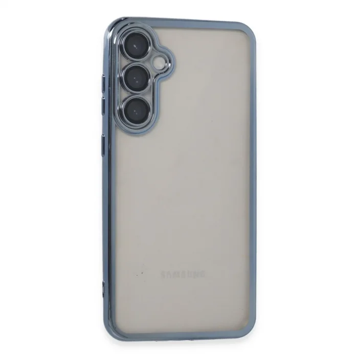 Samsung Galaxy S23 Fe Kılıf Razer Lensli Silikon - Açık Mavi