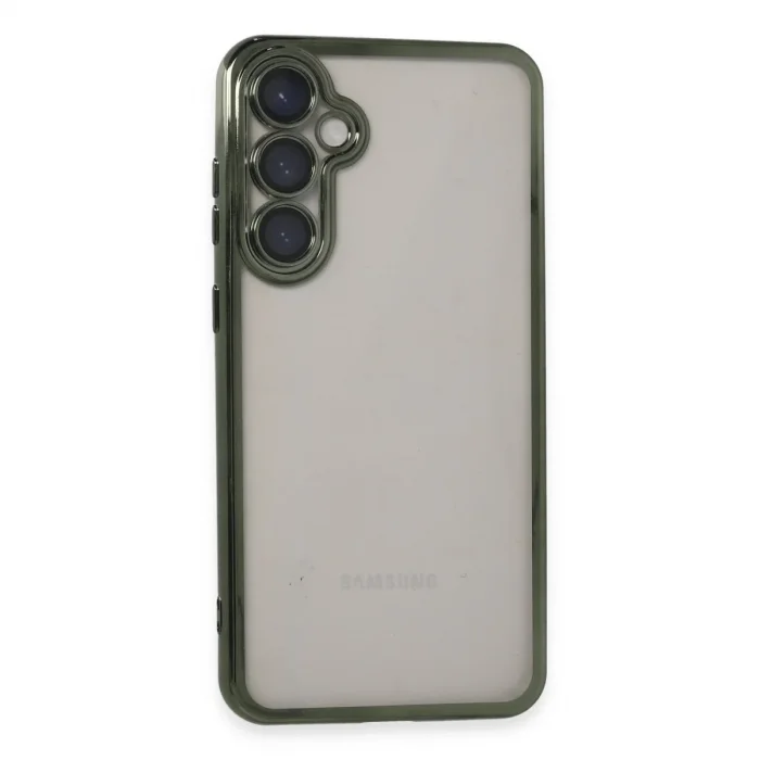 Samsung Galaxy S23 Fe Kılıf Razer Lensli Silikon - Yeşil