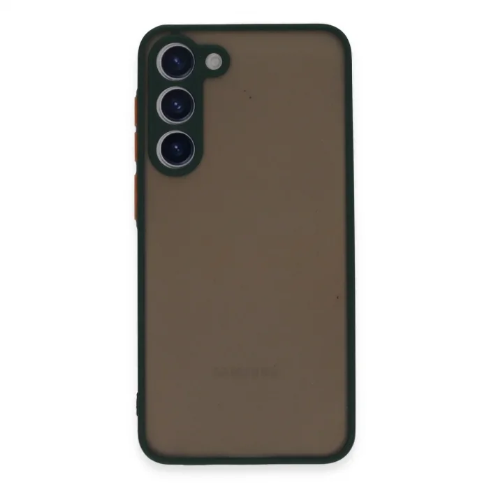 Samsung Galaxy S23 Plus Kılıf Montreal Silikon Kapak - Yeşil