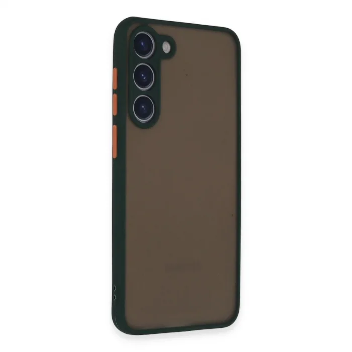 Samsung Galaxy S23 Plus Kılıf Montreal Silikon Kapak - Yeşil
