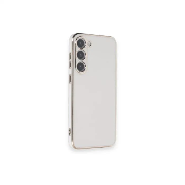 Samsung Galaxy S23 Plus Kılıf Volet Silikon - Beyaz