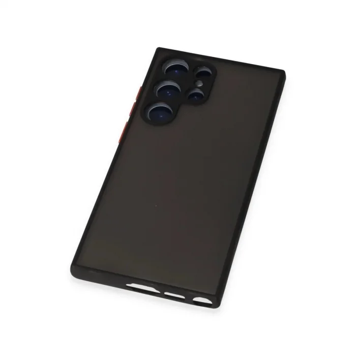 Samsung Galaxy S23 Ultra Kılıf Montreal Silikon Kapak - Siyah