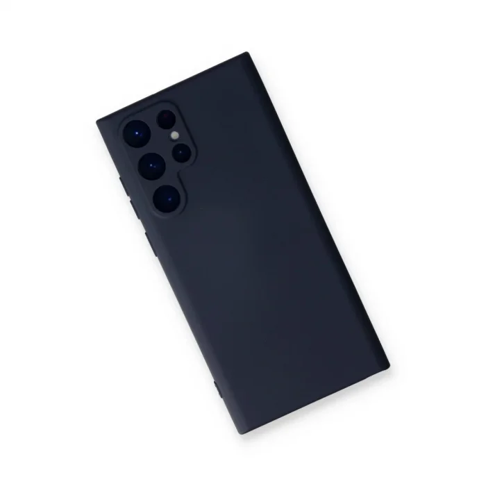Samsung Galaxy S23 Ultra Kılıf Nano İçi Kadife Silikon - Lacivert