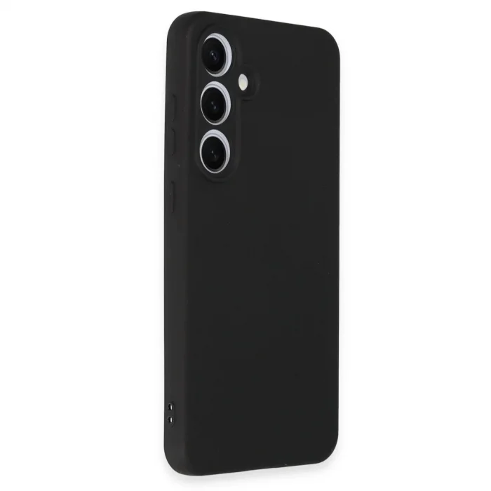 Samsung Galaxy S24 Fe Kılıf Nano İçi Kadife Silikon - Siyah