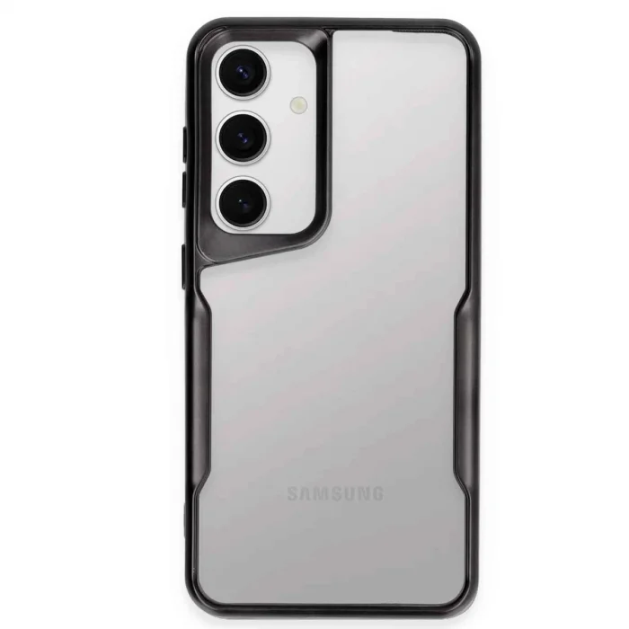 Samsung Galaxy S24 Kılıf Boyi Silikon Kapak - Siyah