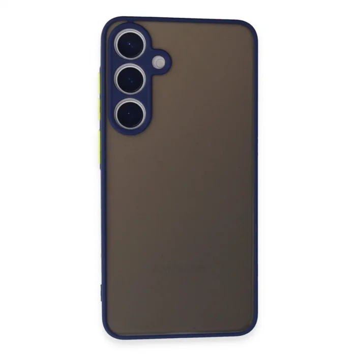 Samsung Galaxy S24 Kılıf Montreal Silikon Kapak - Lacivert