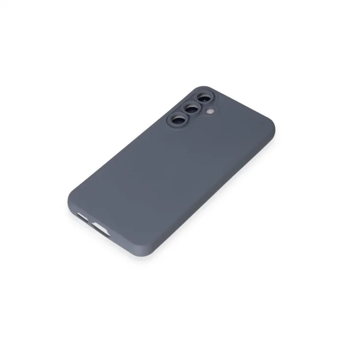 Samsung Galaxy S24 Kılıf Nano İçi Kadife Silikon - Gri