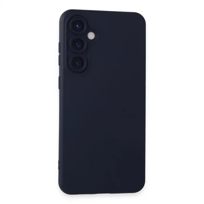 Samsung Galaxy S24 Kılıf Nano İçi Kadife Silikon - Lacivert