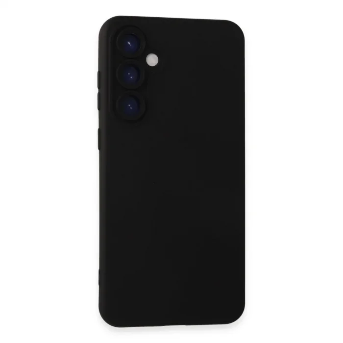 Samsung Galaxy S24 Kılıf Nano İçi Kadife Silikon - Siyah
