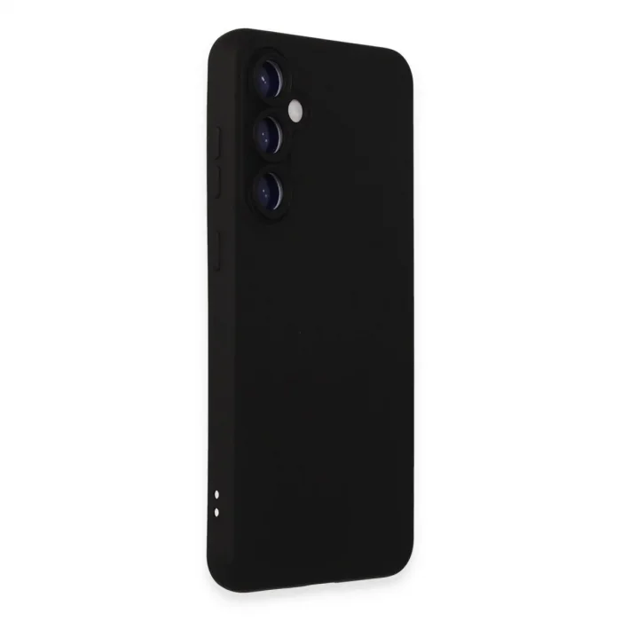 Samsung Galaxy S24 Plus Kılıf Nano İçi Kadife Silikon - Siyah