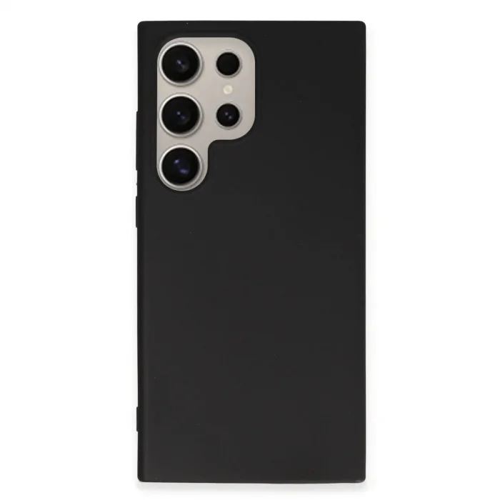 Samsung Galaxy S24 Ultra Kılıf First Silikon - Siyah