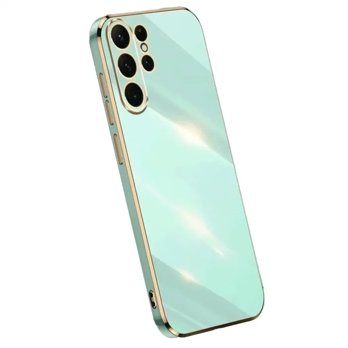 Samsung Galaxy S24 Ultra Kılıf Volet Silikon - Açık Yeşil