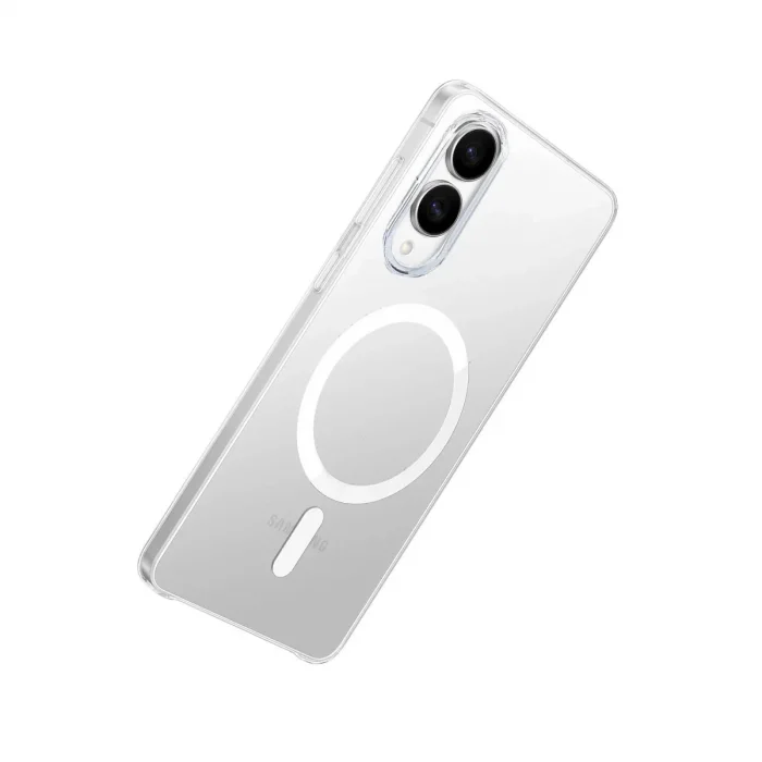 Samsung Galaxy S25 Edge Kılıf Pc Zara Magsafe Şeffaf Kılıf - Şeffaf