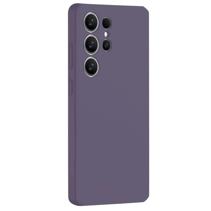 Samsung Galaxy S25 Ultra Kılıf Nano İçi Kadife Silikon - Mor