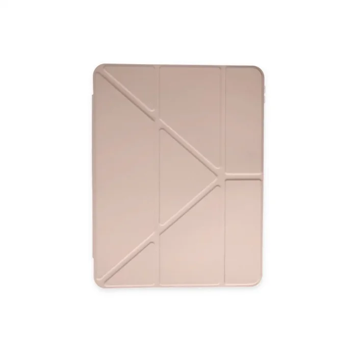 Samsung Galaxy T870 Tab S7 11 Kılıf Kalemlikli Mars Tablet Kılıfı - Rose Gold