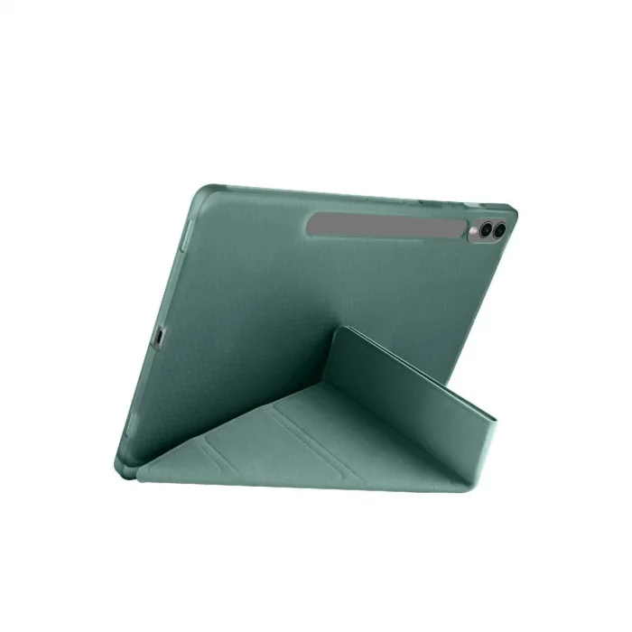Samsung Galaxy X610 Tab S9 Fe Plus 12.4 Kılıf Kalemlikli Mars Tablet Kılıfı - Koyu Yeşil