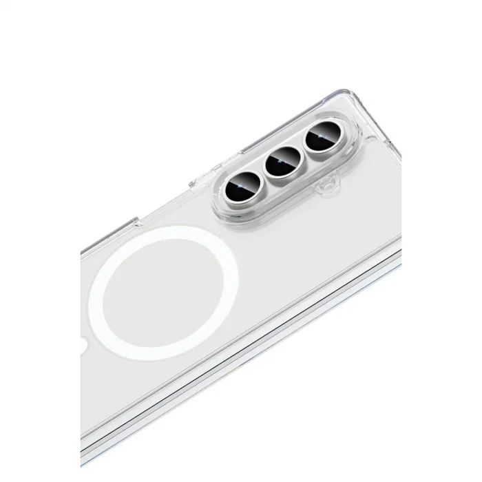 Samsung Galaxy Z Fold 7 Kılıf Magneticsafe Şeffaf Silikon - Şeffaf