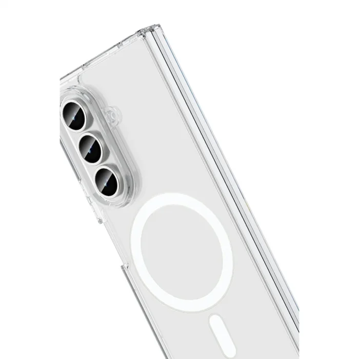 Samsung Galaxy Z Fold 7 Kılıf Magneticsafe Şeffaf Silikon - Şeffaf