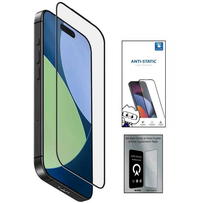 Samsung S24 ULTRA 6D Anti Static Temperli Cam Ekran Koruyucu Kırılmaz Full Kaplama