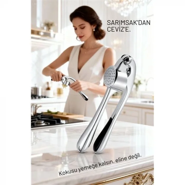 Sarımsak Ezici 304 Paslanmaz Çelik Stella Classic Design 721064