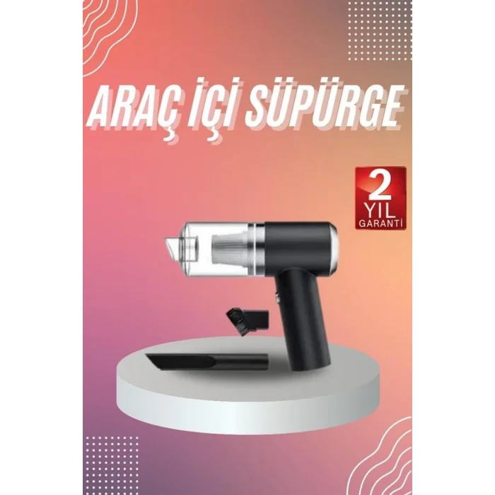 Şarjlı Çok Fonksiyonlu El Süpürgesi Mini Vakumlu Araç Süpürgesi