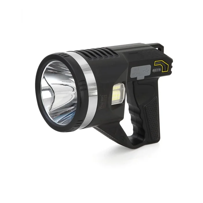 Şarjlı Dev Boy El Feneri Tripod Ayaklı Parlak LED El Lambası Kamp, Av ve Güvenlik İçin İdeal