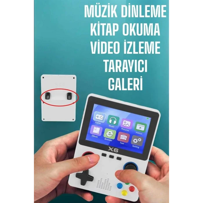 Şarjlı El Atarisi 3.5 İnç Ekran Kitap Okuma, Müzik Dinleme Ve Video İzleme