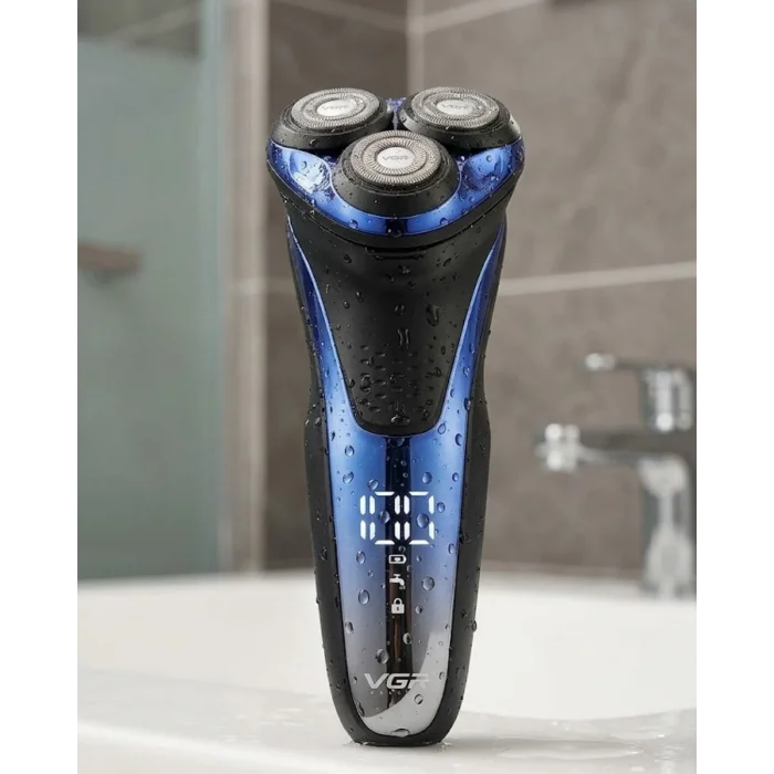 Şarjlı Elektrikli Sakal Tıraş Makinesi LED Ekranlı Islak Kuru Kullanım