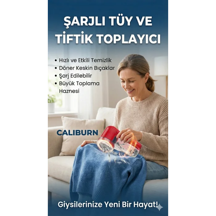 Şarjlı Kazak Tüy Toplama Makinesi