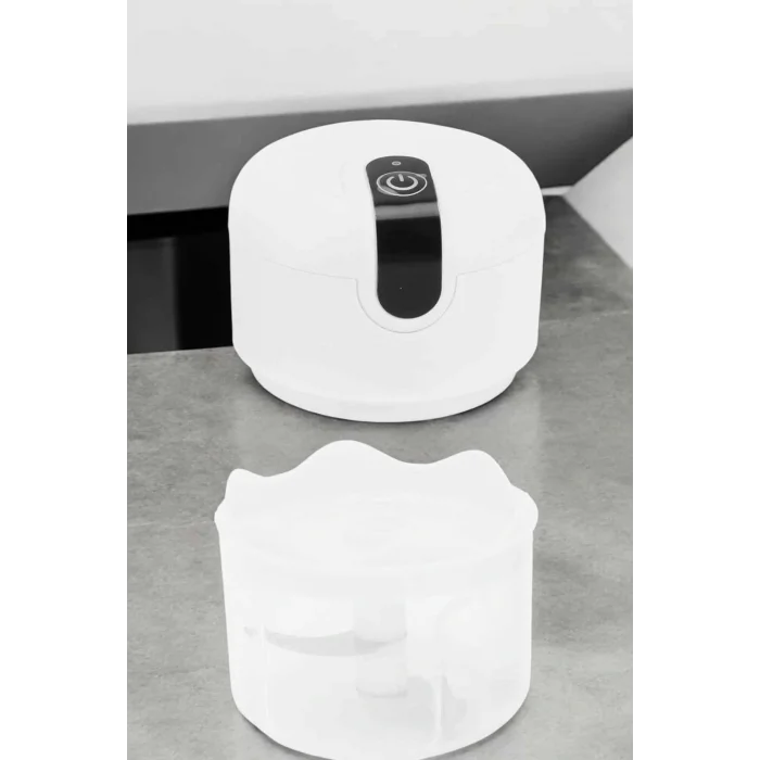 Şarjlı Mini El Rondosu Doğrayıcı Taşınabilir 250 ml Çelik lı