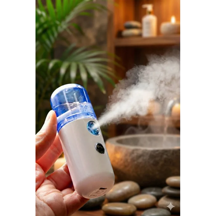 Şarjlı Mini Yüz Nemlendirici Dezenfektan Cihazı Mist Sprayer