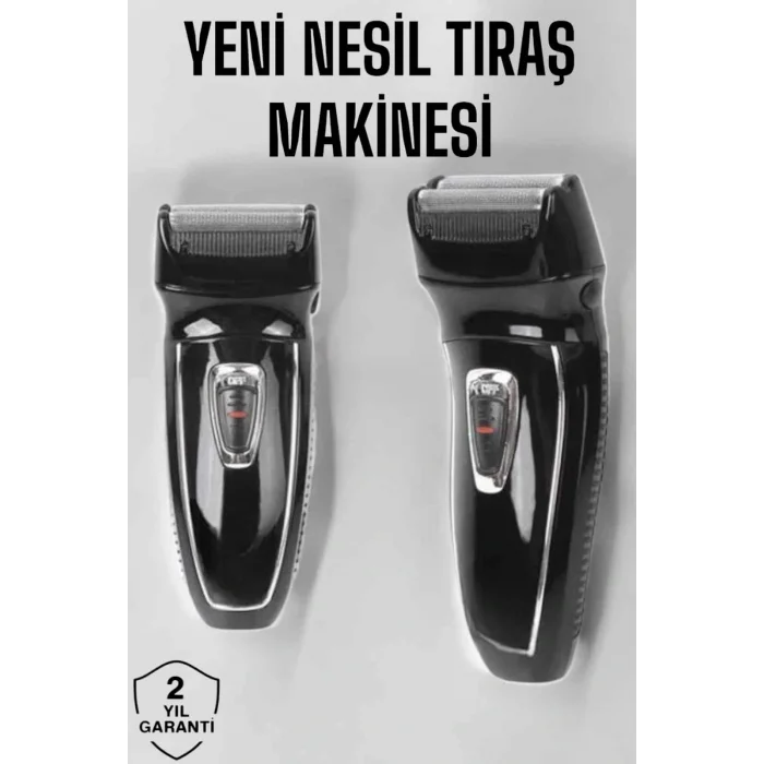 Şarjlı Paslanmaz Çelik lı ve Kablosuz Saç Sakal Tıraş Makinesi